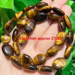 Various Styles Natural Yellow Tiger Eye Stone Beads Irregular Rondelle Column Spacer Bead for Jewelry DIY Making Bracelet Crafts