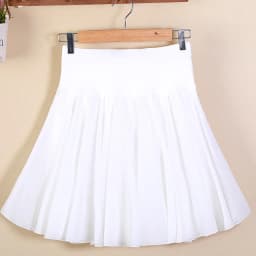Summer Polka Dot Chiffon Short Skirt Women's High Waist A-Line Half-length Puffy Skirt Anti-Light Large Size Commute Style