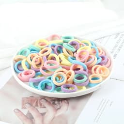 20-100Pcs Hairband Mixed Color Small Elastic Rubber Bands Hair Accessories For Woman Girls Kids Ponytail Holder Scrunchies Gifts