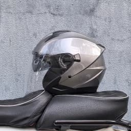 ORZ motorcycle helmet, half face, double mirror, all season men's and women's fashion, half helmet, all season universal