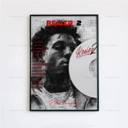 Never Broke Again AI YoungBoy 2 Rap Music Album Cover Poster Prints Wall Art Canvas Painting Picture Photo Gift Room Home Decor