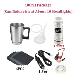 Car Accessories Headlight Repair Polish Kit Car Headlight Restoration Kit Headlamp Anti-Scratch Detailing Cleaning Maintenance
