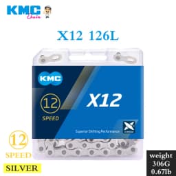 KMC Chain DLC 12 Speed MTB Bike Diamond Chains 126L KMC X12 Speed Chain Mountain Bicycle 12V for Shimano Sram