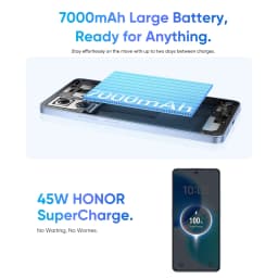 HONOR X8d EU version smartphoneSnapdragon 6s 4G Gen 2 6.77" AMOLED 7000mAh battery 45W super fast charging 108MP high-definition main camera IP65