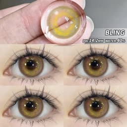 EYESHARE 1 Pair New Colored Contact Lenses for Eyes Brown Lenses Gray Contacts Blue Lenses Big Eye Lenses Natural Fashion Lenses