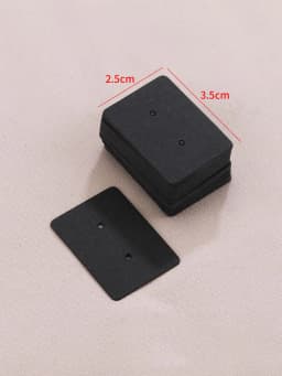 50pcs Black Coffee White Kraft Paper Cards For DIY Jewelry Necklace Earrings Bracelet Display Cards Wholesale