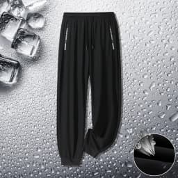 Ice Silk Pants Men Summer Thin Style Sports Quick Dried Straight Leg Draping Wide Leg Pants Casual Trousers Plus Size 6XL7XL 8XL