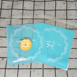 Flower Dot Bow Plastic Bag Wedding Birthday Cookie Candy Gift Packaging Bags OPP Self Adhesive Party Favors Decoration 14x14cm