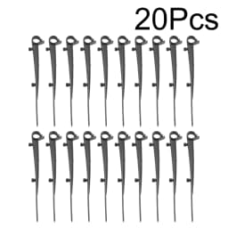 20pcs Gutter Clip Gutter Brush Clips Maintain Clean Gutters Plastic Fixing Clips Drain Guttering Cover Net Ground Nail 