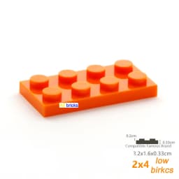 120pcs Bulk Building Blocks Thin Figure Bricks 2x4 Dots Educational Creative Size Compatible With 3020 Plastic Toys for Children