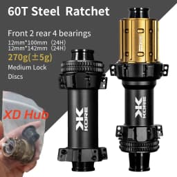 One Pair KORE Bearings Hubset For Road Bicycle Ratchet Thru - Axle Straight - Pull Racing Hub 24 Holes Road Bicycle Accessories