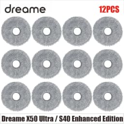 Dreame X50 Ultra / S40 Enhanced Edition Vacuum Parts Main Roller Side Brush Hepa Filter Mop Cloth Dust Bag
