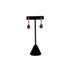 High-End Velvet Or Leather Earrings Display Storage Rack High, Medium And Low Size Jewelry Display Props Earrings Display Props