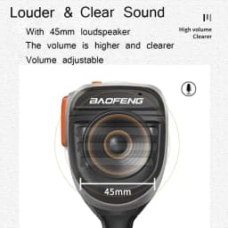 Baofeng UV-13Pro Waterproof Microphone Shoulder Speaker UV-9R PRO 2 Pins for Walkie UV-5R/UV-82/UV-16/TH UV8000D Two Way Radio