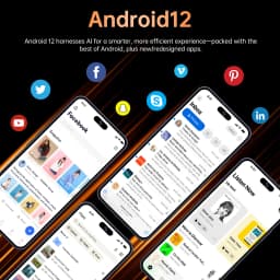 SURGAZE Global Version i17Promax Smartphone 5G Android 5300mAH 12GB RAM 512GB ROM 6.6Inch 24+48MP 5G Network Mobile Phone