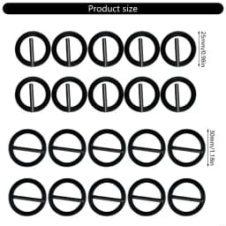 157F Comprehensive 10 set replacements O Rings & Pin Set Suitable for 1/2 Inch Socket