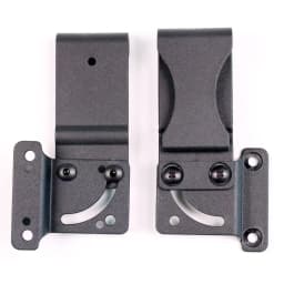 90 Degree Rotated Loop Clamp With Hardware Black Plastic Belt Clip Swivel For Kydex Holster Scabbard Tool Parts