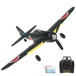 Volantex New Spitfire RC Plane EPP 400mm Wingspan RC Fighter One Key Aerobatic 2.4G 4CH RTF RC Plane