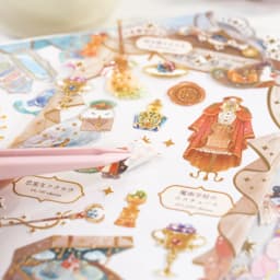 3 Pcs Random Fairy Tale Japanese Magic Garden Cake Decor Stickers Scrapbooking Diy Journaling Cute Stationery Diary Sticker Gift