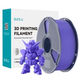 SUNLU 1KG PLA Plus 2.0 3D Printer Filament 1.75mm 1000g Spool (2.2lbs) Neatly Arranged No Knot Filament Fit Most FDM Printer