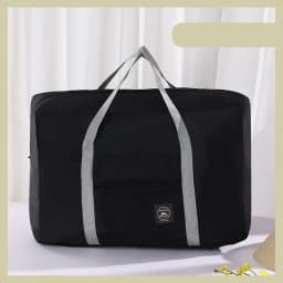 Foldable Travel Duffel Bag, Large Capacity Lightweight Tote Bag, Waterproof Weekender Overnight Bag for Gym & Trip
