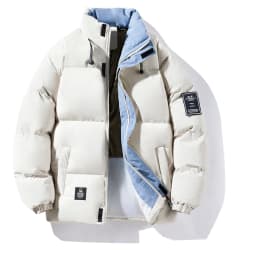 Winter Trend New Style Parkas for Men Casual All-match Thicken Cotton Jackets Stand Collar Comfortable Outerwear Fashion Warm
