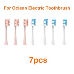 For Oclean Flow/X/ X PRO/ Z1/ F1/ One/ Air 2 /SE Replacement Heads Brush Heads Soft DuPont Sonic Toothbrush Vacuum Bristle
