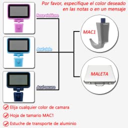 3.5' HD Touch Screen Anesthesia Digital Video Laryngoscope 6 Sizes Reusable Sterilizable Blades Optional