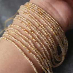 Wholesale 2/3/4MM Natural Amethyst Tiger Eye Garnet Mini Loose Bead DIY Men's and Women's Fashion Bracelet Necklace Jewelry