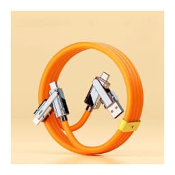 NNBILI 4 In 1 120W Type C to Type C IOS Cable 3 IN 1 PD 100W Fast Charging Data Cable for iPhone 11 12 13 14 Pro Max Samsung S24