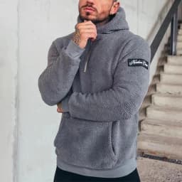 Men O-neck Plush Hoodies Soft Solid Letter Print Male Casual Basic Flannel Warm Comfort Vintage Clothing For Man Sweatshirts