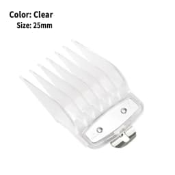 Professional Hair Clipper Limit Guide Comb for Wahl Trimmer Barber Guide Comb Haircut Tool Clipper Limit Combs Black/Clear