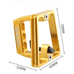 For Birdy Dahon 412 SP8 Folding Bicycle Front Bag Carrier Mount Adapter Adjustable Clamp Ring Bike Front Bag Holder Adapter