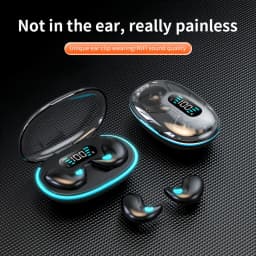 Sleep Wireless Headphones, Loud Volume, Matching Comfort, Touch Control, Semi-Open Back, No Tangles, with Wireless Charging Box