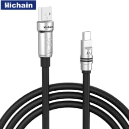 Hichain PD15W USB A To C Fast Charging Cable Liquid Silicone Soft Cable For Samsung For Xiaomi For Huawei 1.2M/2M Phone Cable