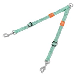 Double Dog Leash No Tangle Dual Dog Leash Lead Coupler Splitter Adjustable Two Handle Training Walking for Medium and Large Dog