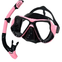Diving Mask with Sports Camera Mount, Electroplated Tempered Glass, Silicone Strap, Safe and Comfortable Design