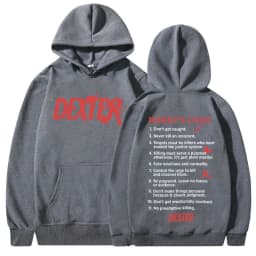 TV Play Dexter Morgan Harry's Code Hoodies Men's Women Casual Oversized Sweatshirts Fashion Vintage Hooded Pullovers Streetwear