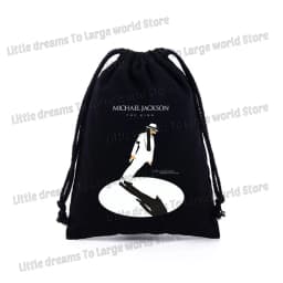 Michael Jackson Drawstring Bag Graphic Figure Print Pockets Gifts Bags Portable Jewelry Storage Pouches Men Women Packing Bags
