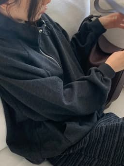 Korean Style Fashionable Simple Personality Drawstring Elastic Texture Stripe Slim Mid-Length Half Skirt Women Autumn Winter ...