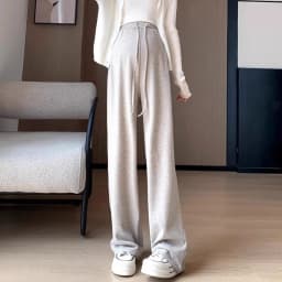Maternity Pants Spring and Fall Models Wide-Legged Pants Without Babywear Maternity Casual Pants Large Size Glutinous Rice Pants