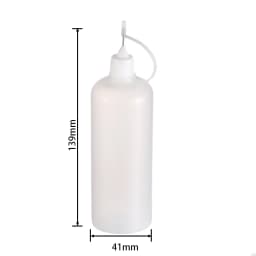 5pcs/lot 5-120ML PE Plastic Squeezable Tip Glue Applicator Plastic Bottle for Paper Quilling DIY Scrapbooking Paper Craft Tool