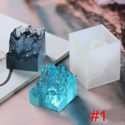 Snow Mountain Broken Mountain Ocean Micro Landscape Crystal Epoxy DIY Silicone Mould