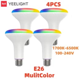Yeelight Smart LED Bulb W3 E26 Color/White Ambient Light Wifi Voice Control 1700K~6500K For Mi Home Alexa Google SmartThings