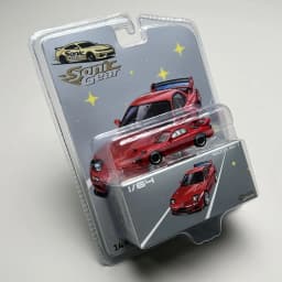 [In Stock] Sonic Gear 1/64 Mazda RX7 AE86 Golf GTI Honda JAZZ alloy car model, ideal for holiday gifts and collection pieces.
