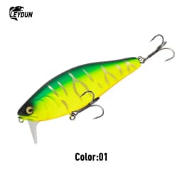 I-JACK Minnow Fishing Lures 107.7mm 30g Floating Swimming High Quality Hard Baits Noise System Wobblers For Bass Pike