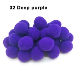 Mini Fluffy Soft Pom Poms 8/10/15/20/25/30mm Pompoms Ball Handmade Kids Toys Wedding Christmas Decor DIY Sewing Craft Supplies
