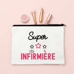 I Am A Top Nurse Print Makeup Bag Travel Neceser Toiletry Organizer Pouch Female Canvas Zipper Cosmetic Bags Best Gift for Nurse