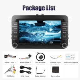 7/9" Android 15 Car Radio Wireless CarPlay Car Media Video RDS Airplay Android Auto Stereo Audio For VW/Seat/Skoda/Passat/Golf/