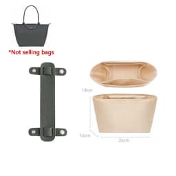 Leather Bag Shoulder Strap For Longchamp M Durable Gift Bag Modification Without Punching Strap Bag Accessories